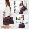 Laptop Bag for Women 15.6 Inch Tote Work Professional Leather Computer Briefcase